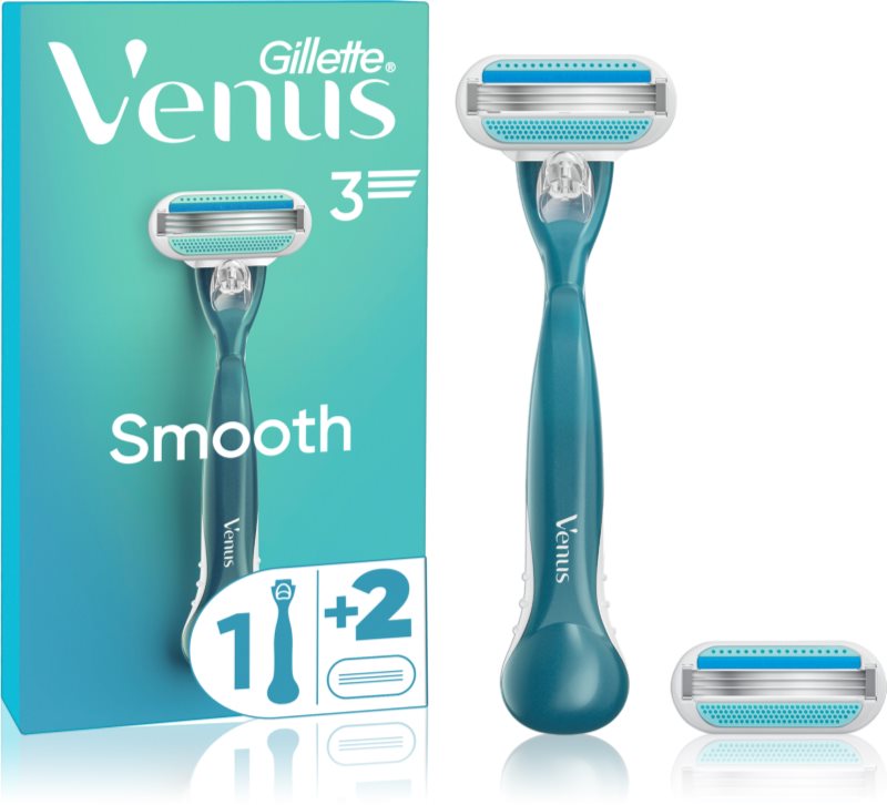 Gillette Venus Smooth Aparat de ras + 2 capete de schimb 1 buc