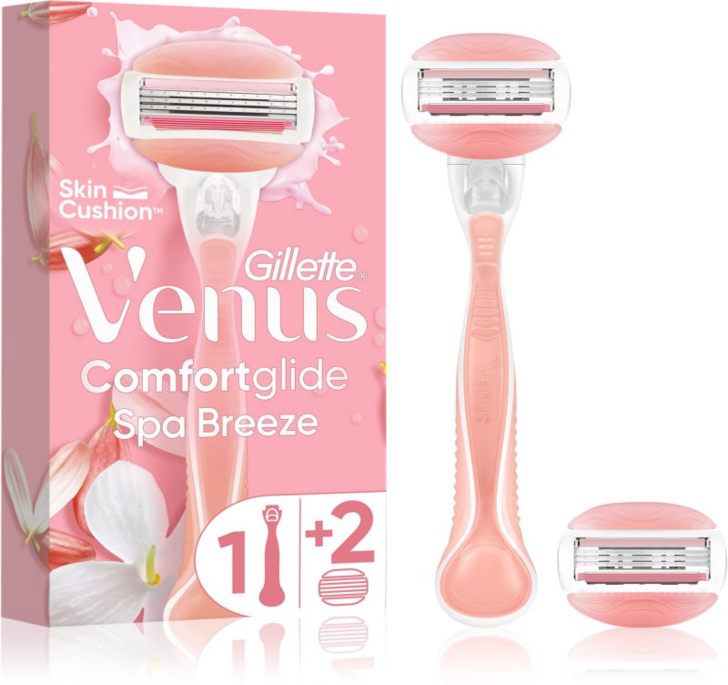 Gillette Venus ComfortGlide Spa Breeze aparat de ras + 2 capete de schimb 1 buc