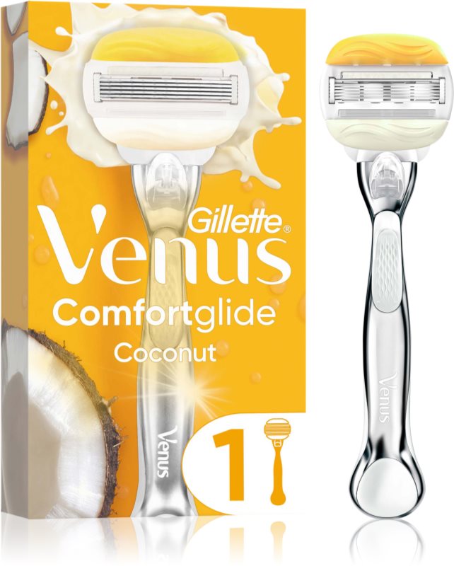 Gillette Venus ComfortGlide Coconut aparat de ras cu capăt interschimbabil 1 buc