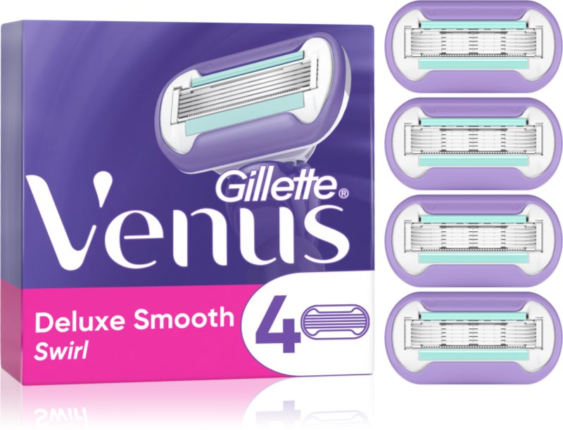 Gillette Venus Deluxe Smooth Swirl rezerva Lama 4 buc