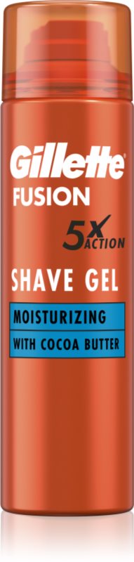 Gillette Fusion5 Cocoa Butter gel pentru bărbierit pentru barbati 200 ml