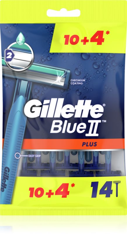Gillette Blue II Plus aparat de ras de unică folosință pentru barbati 14 buc