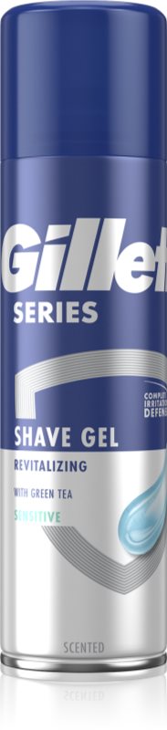 Gillette Series Revitalizing gel pentru bărbierit cu efect de nutritiv pentru bărbați 200 ml