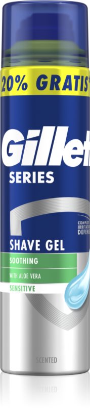 Gillette Series Aloe Vera gel calmant pentru ras 240 ml