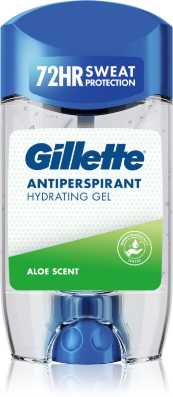 Gillette Antiperspirant Hydrating Gel Aloe Scent gel antiperspirant cu efect de hidratare pentru bărbați 70 ml