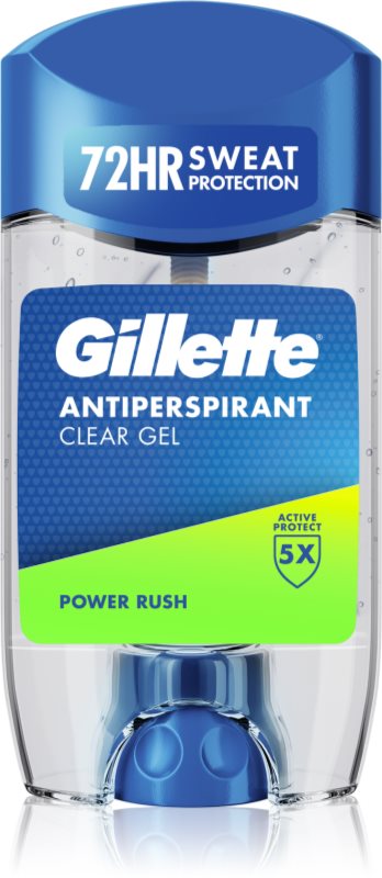 Gillette Power Rush gel antiperspirant pentru barbati 70 ml