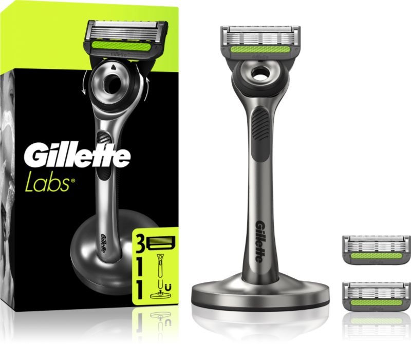 Gillette Labs aparat de ras cu suport + lame de rezervă 1 buc