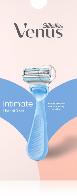 Gillette Venus Intimate epilator pentru femei pentru ajustarea liniei bikinilor + capete de schimb 2 buc