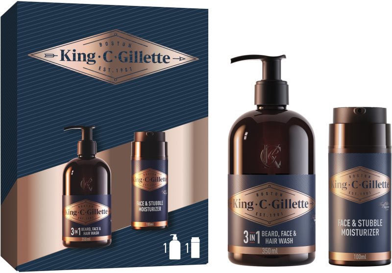 Gillette King C. Perfect Beard Care Kit set cadou pentru barbati
