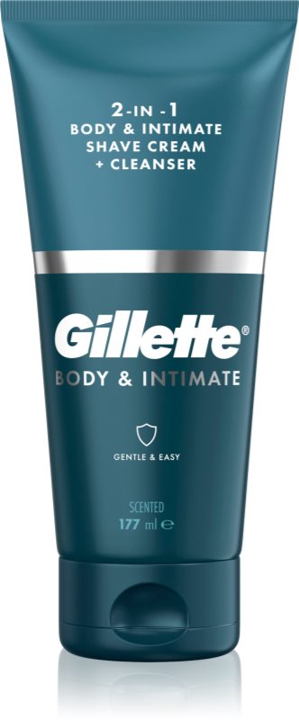 Gillette Body&Intimate 2in1 Shave Cream produs pentru ras inghinal cu emulsie de spălare pentru barbati 150 ml