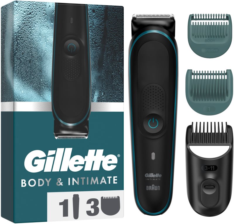Gillette Body&Intimate i5 trimmer pentru zonele intime și corp pentru barbati 1 buc