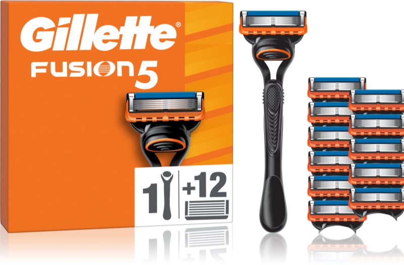 Gillette Fusion5 Aparat de ras + rezervă lame 13 buc