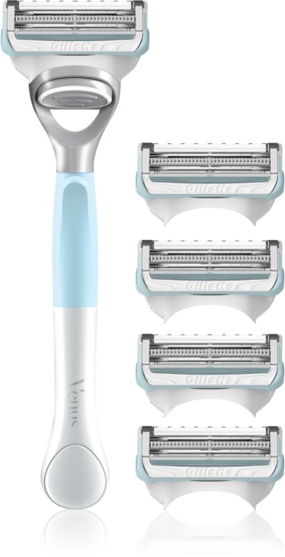 Gillette Venus For Pubic Hair&Skin aparat de ras pentru ajustarea liniei bikinilor + capete de schimb 5 buc