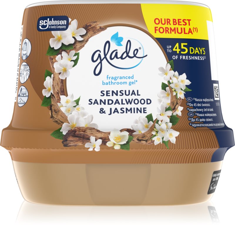 GLADE Sensual Sandalwood & Jasmine gel parfumat pentru baie 180 g