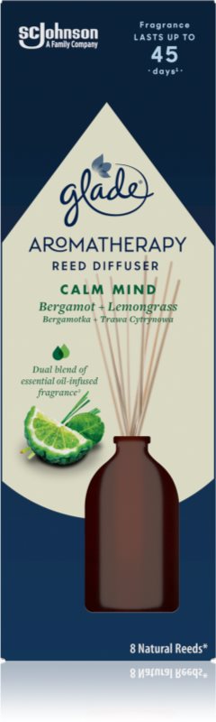 GLADE Aromatherapy Calm Mind aroma difuzor cu rezervã Bergamot + Lemongrass 80 ml