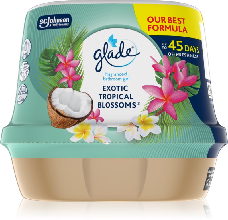 GLADE Exotic Tropical Blossoms gel parfumat pentru baie 180 g