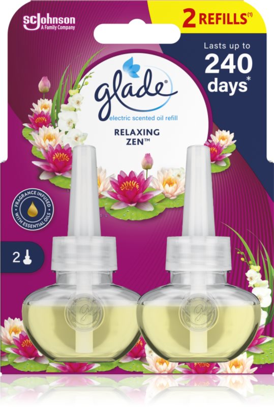 GLADE Relaxing Zen rezervă pentru difuzorul electric 2x20 ml
