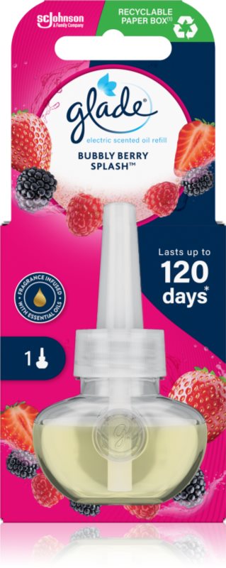 GLADE Bubbly Berry Splash rezervă pentru difuzorul electric 20 ml