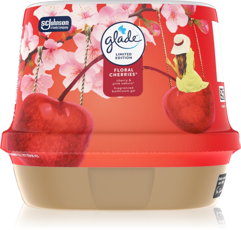 GLADE Floral Cherries gel parfumat pentru baie 180 g