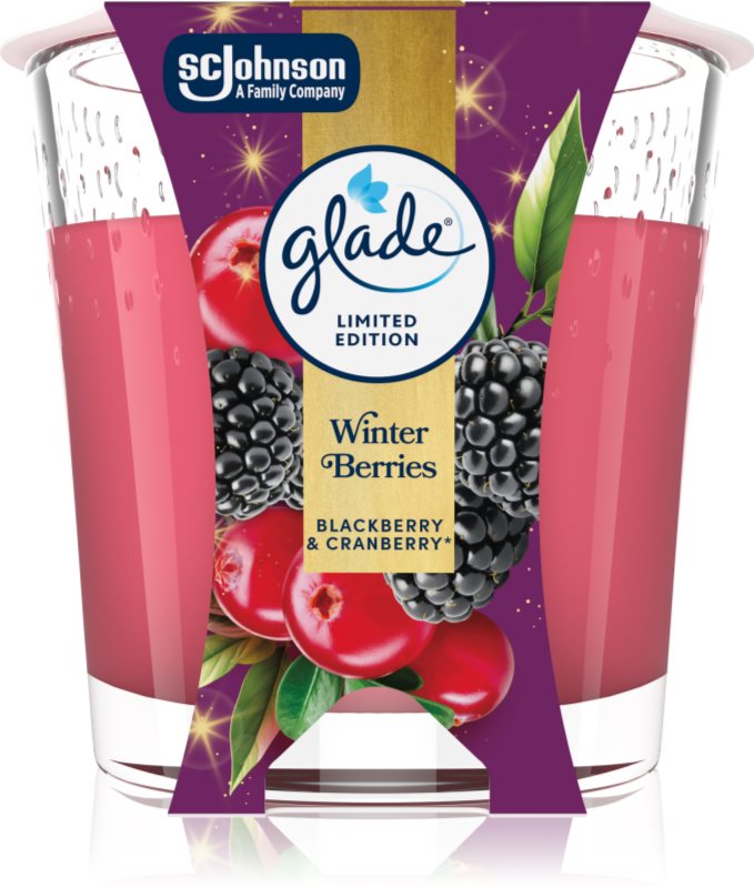 GLADE Winter Berries lumânare parfumată