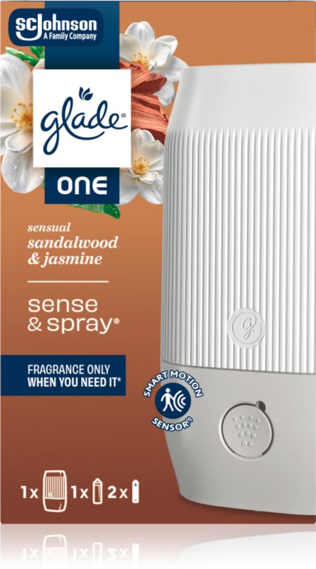 GLADE ONE Sensual Sandalwood & Jasmine odorizant de aer automat cu reîncărcare 10 ml