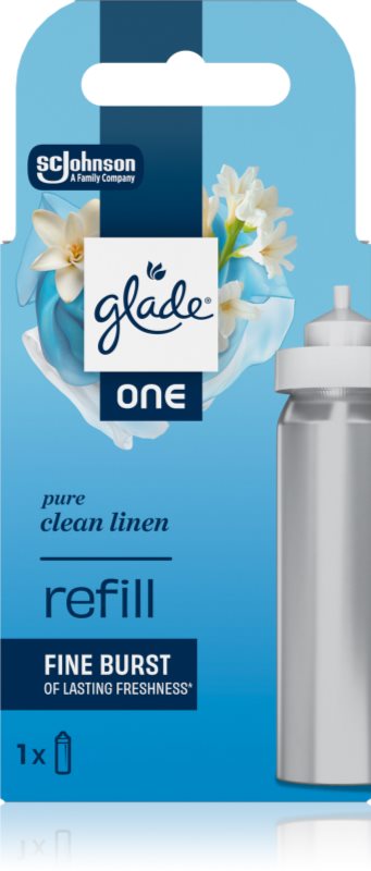 GLADE ONE Pure Clean Linen rezervă de reumplere pentru odorizantul de aer 10 ml