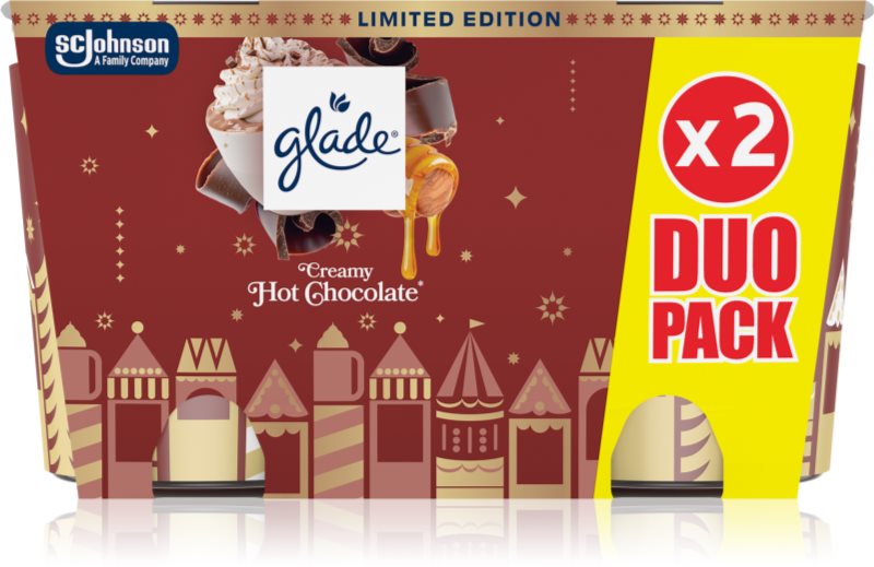 GLADE Creamy Hot Chocolate set cadou 2x112 g
