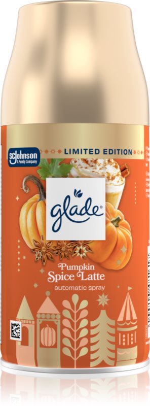 GLADE Automatic Pumpkin Spice Latte automat de odorizare a aerului rezervă 269 ml