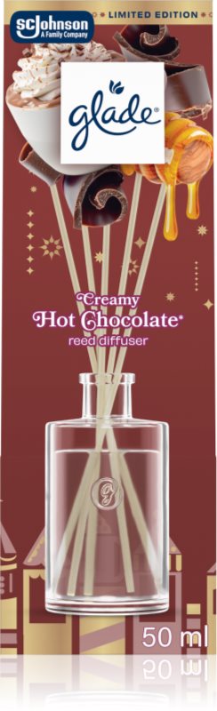GLADE Creamy Hot Chocolate aroma difuzor cu rezervã 50 ml