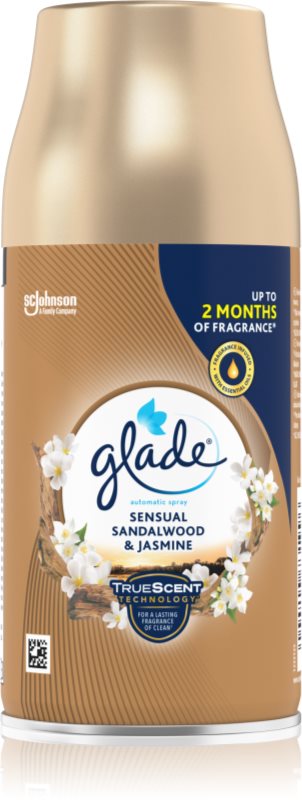 GLADE Automatic Sensual Sandalwood & Jasmine automat de odorizare a aerului rezervă 269 ml
