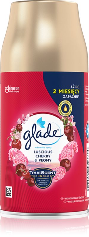 GLADE Automatic Spray Luscious Cherry & Peony automat de odorizare a aerului rezervă 269 ml