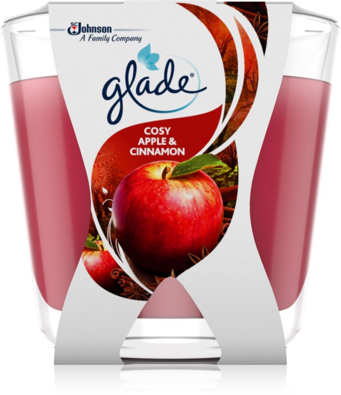 GLADE Cosy Apple&Cinnamon lumânare parfumată 70 g