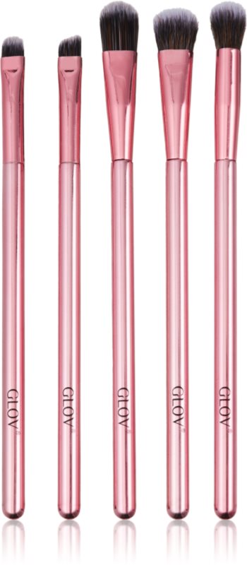 GLOV Accessories set perii machiaj pentru ochi tip Pink 5 buc