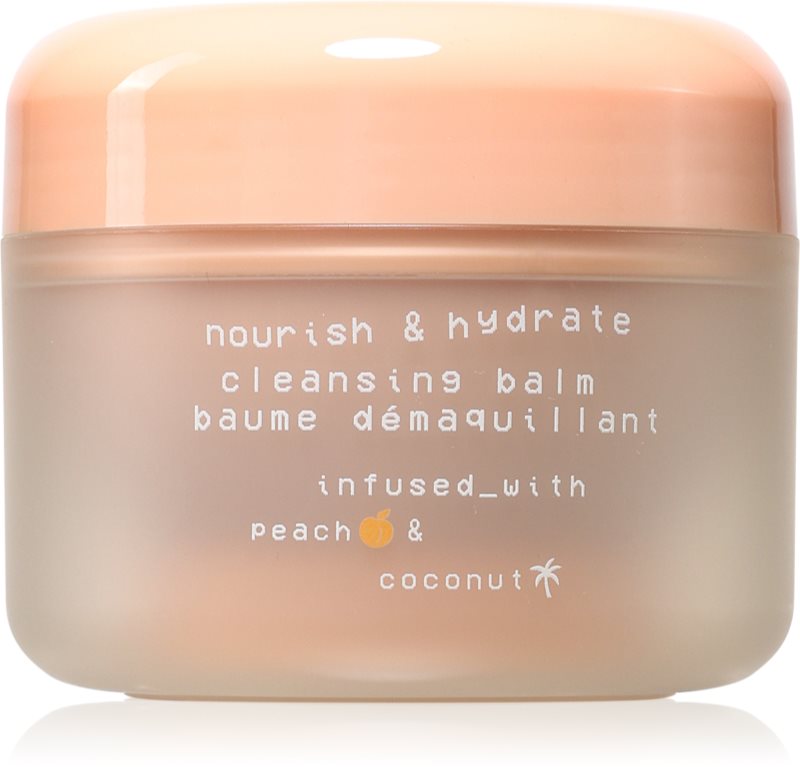 Glow Hub Nourish & Hydrate lapte de curatare hidratant si hranitor cu extract de piersica 100 g