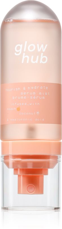 Glow Hub Nourish & Hydrate ser hidratant si hranitor cu extract de piersica 90 ml