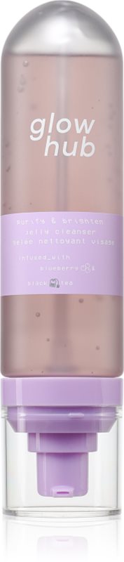 Glow Hub Purify & Brighten gel de curățare, cu efect de iluminare 120 ml