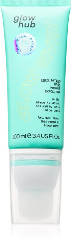 Glow Hub Glow Giver masca pentru exfoliere pentru o piele mai luminoasa 100 ml