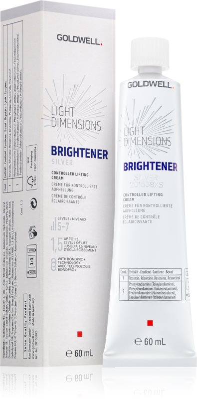 Goldwell Light Dimensions Brightener crema iluminatoare pentru păr culoare Silver 60 ml