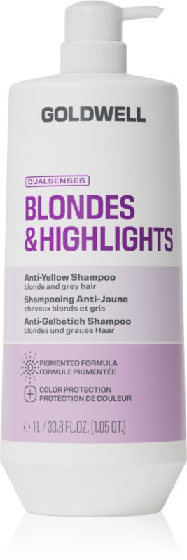 Goldwell Dualsenses Blondes & Highlights Anti-Yellow Shampoo șampon neutralizeaza tonurile de galben 1000 ml