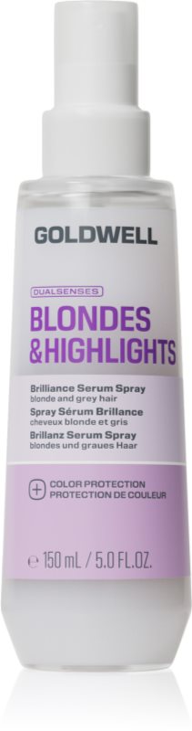 Goldwell Dualsenses Blondes & Highlights Brilliance Serum Spray ser cu efect iluminator pentru păr 150 ml