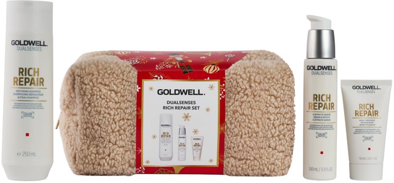 Goldwell Dualsenses Rich Repair set cadou pentru păr uscat și deteriorat