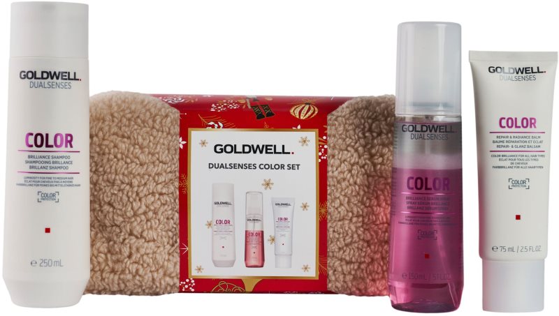 Goldwell Dualsenses Color set cadou pentru păr vopsit pentru femei 3 buc