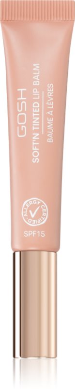 GOSH COPENHAGEN Soft`n Tinted balsam de buze tonifiant SPF 15