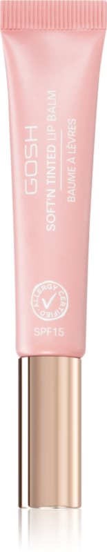GOSH COPENHAGEN Soft`n Tinted balsam de buze tonifiant SPF 15