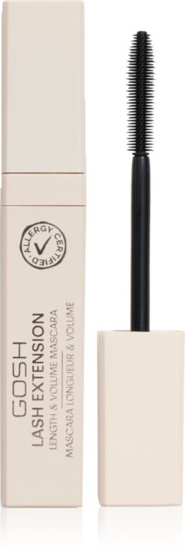 GOSH COPENHAGEN Lash Extension mascara pentru volum și alungire culoare Extreme Black 7 ml