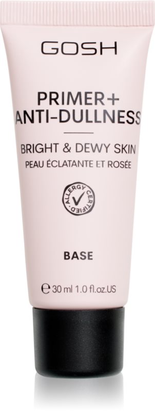 GOSH COPENHAGEN Primer Plus + bază pentru machiaj iluminatoare 30 ml