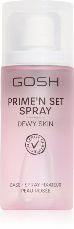 GOSH COPENHAGEN Prime'n Set Dewy Skin spray pentru fixare și strălucire faciale 50 ml