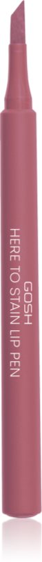 GOSH COPENHAGEN Here To Stain Lip Pen repara buzele pentru un efect de lunga durata