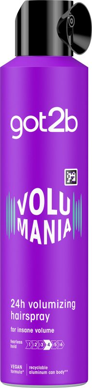 got2b Volumania fixativ cu fixare puternică pentru volum de lunga durata 300 ml