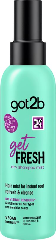 got2b Fresh it Up Extra Care șampon uscat delicat parfum Bergamot & Freesia 150 ml
